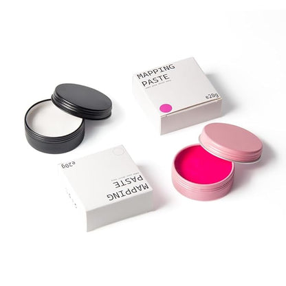 20g Brow Mapping Paste for Eyebrows design, Brow Shape and Define,Draw Or Sketch The Right Shape Of The Eyebrow Eyebrow Tinting Tool Permanent Makeup Microblading of Eyebrow and Lips, Eyebrow Henna and Tinting Tool (White Paste)