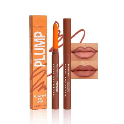 Matte Lip Liner Pencil for Shaping Lips, Retractable Creamy Brown Crayon LipLiner Pencil, Long Lasting Waterproof Lipstick Lip Liner Makeup, Vegan Beauty 06#