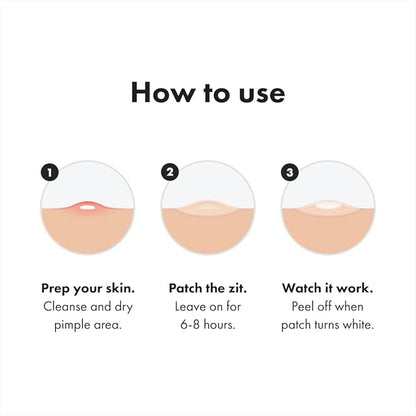 Mighty Patch™ Invisible+ Patch - Daytime Hydrocolloid Acne Pimple Patches for Covering Zits and Blemishes, Ultra Thin Spot Stickers for Face and Skin (24 Medium and 15 Small Patches)