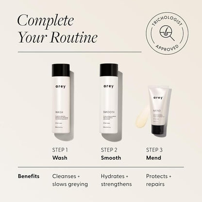 Arey Mend Heat Protectant Leave-In Conditioner | Detangles, Rehydrates, Strengthens and Protects Hair up to 450°F | Vegan, Cruelty-Free & Gluten-Free (2 Fl Oz)
