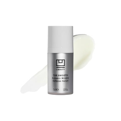 U Beauty The SMOOTH Dynamic Wrinkle Defense Serum - Multi-Peptide Complex, Copper Peptides, Retinol, Centella Exosomes, Vegan Silk Protein for Visible Wrinkle Reduction, Firming & Hydration, 15ml