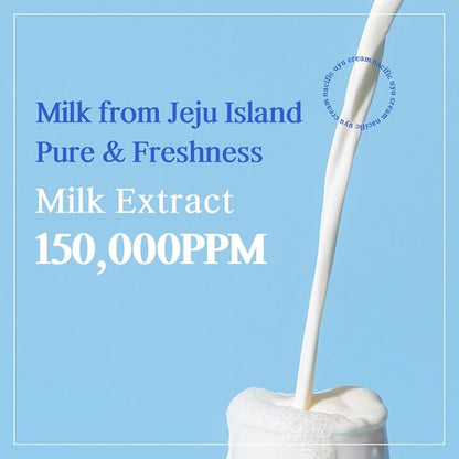 NACIFIC Uyu Cream Moisturizing Set Toner 150ml 5.07fl.oz, Ampoule 50ml 1.69fl.oz, Cream 50ml 1.69fl.oz, Milk Jeju Island, 100 housr lasting, Deep Moisture