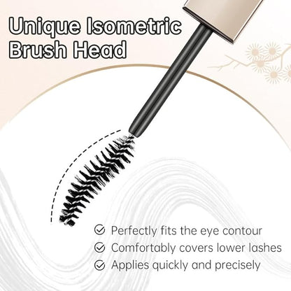 CATKIN Lash Lengthening Mascara, Volumizing & Lengthening, Very Black, Clump-Free, Long Lasting Waterproof Formula for Dramatic Long Lashes 7.5g