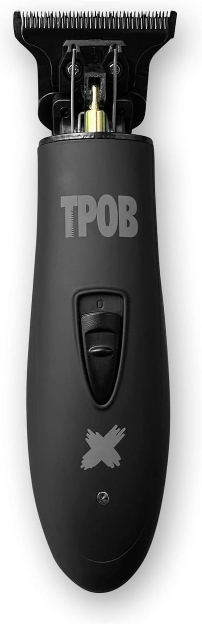 TPOB Ghost X Beard Trimmer Hair Clippers for Men, Professional Hair T-Blade Trimmer Cordless Rechargeable Edgers Clippers Electric Beard Shaver (Ghost X Blackout)
