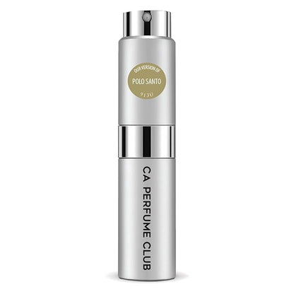 CA Perfume Originals Polo Santo for Women and Men Woody Scent Long Lasting Unisex Fragrance Eau De Parfum Travel Size Refillable Atomizer Spray 0.27 Fl Oz 8ml