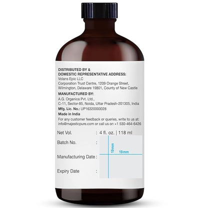Majestic Pure Oregano Essential Oil with Glass Dropper - Huge 4 Fl Oz - 100% Pure and Natural Oregano Oil - Premium Grade Essential Oils for Diffuser, Aromatherapy, Soap and Candle Making