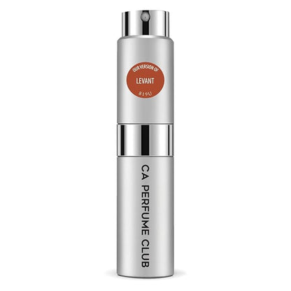 CA Perfume Impression of Levant for Women and Men Floral Woody Musk Scent Long Lasting Unisex Fragrance Eau De Parfum Travel Size Refillable Atomizer Spray 0.27 Fl Oz 8ml