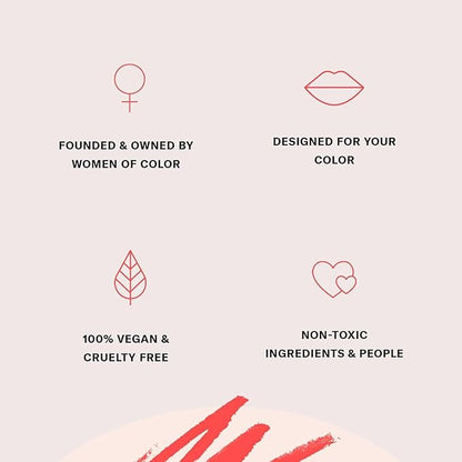 The Lip Bar - Nonstop Liquid Matte Lipstick Mini 2-Pack, Curlfriend (Mauve Pink) + Savage (Chocolate Red-Brown) - High Pigment - One Swipe - Long Lasting - Jojoba Oil & Vitamin E - Vegan - .24 fl oz
