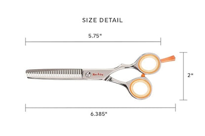 Cricket Centrix Roc-It Dog RT 30 Hair Cutting Scissors - Thinning Professional Hair Scissors for Thinning, Texturizing, Removing Bulk, Barber Supplies Shears