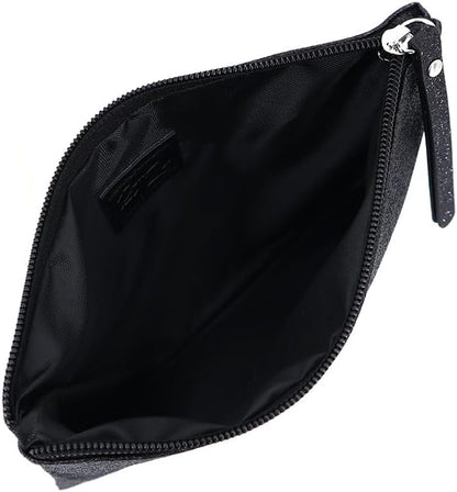 Celestial Glitter Makeup Pouch – Six Stunning Shades - Festive Cosmetic Bag (Twilight Black)