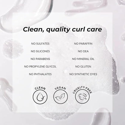 Love Ur Curls Hair Perfume Mist Spray, Signature Scent Fragrance, Notes of Vanilla Musk, Warm Amber, Fruity Peach Blend, Refresh Hair, for all Hair Types, Vegan, and Alcohol Free