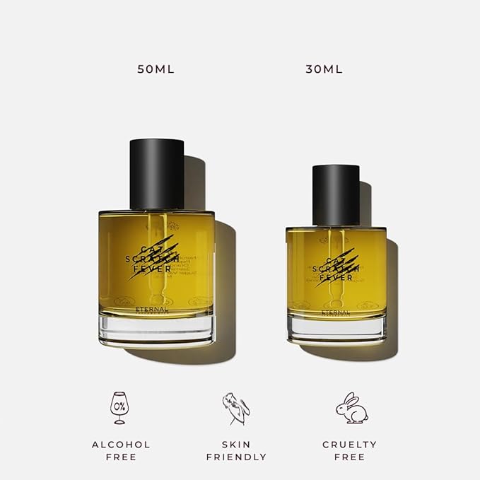 Eternal perfume oils for Women and Men - Eau De Perfum - Cat Scratch Fever Insp. by Killian Love Don't be Shy | Long Lasting Alcohol-Free Scents - Roll-On Fragrance Oil - 50ml with 30ml (Pack of 2)