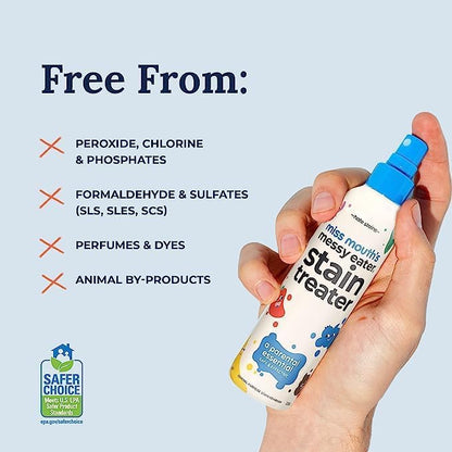 Miss Mouth's Messy Eater Stain Treater - 2 Pack Stain Remover Spray and 16oz Refill Pouch