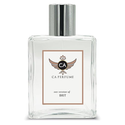 CA Perfume Impression of Brit For Women Replica Fragrance Dupes Eau de Parfum Spray Bottle 3.4 Fl Oz/100ml-X1