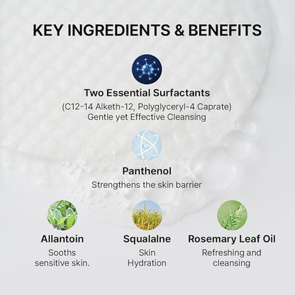 NEEDLY Mild Cleansing Pad, Makeup Remover for Sensitive Skin, Triple Deep Cleansing, Barrier Care with Only Two Surfactants & Panthenol, Extra-Large Soft Vegan Pad, Korean Skincare