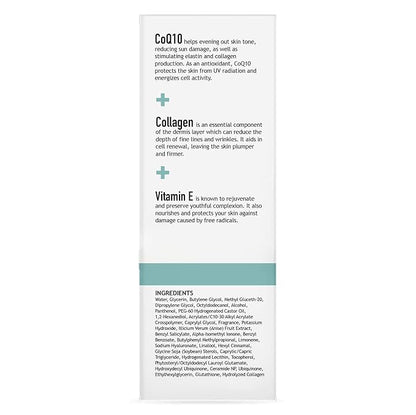 CLARA'S NEW YORK Q10 Facial Serum with Vitamin E – Hydrating, Brightening & Skin-Supportive – 30ml / 1 Fl Oz – Made in USA