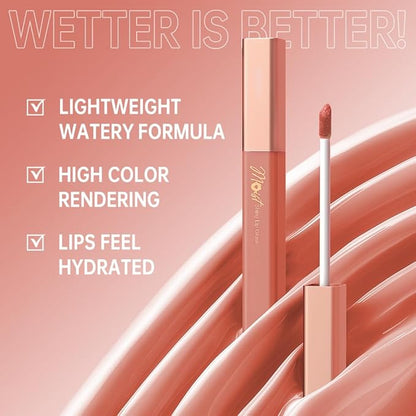12 Colors Lip Gloss Set, High-Shine Waterproof Collection, Long Lasting Moisturizing Formula with Mirror Finish, Adult (1#, 1 Count (Pack of 1))