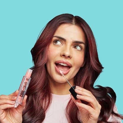 Soap & Glory Cool The Shots Plumping Lip Gloss Duo – Clear (4ml) & Pink Charming (4ml) – Hydrating & Cooling Lip Plumpers with Menthol & Vitamin E – High Shine, Vegan & Cruelty-Free
