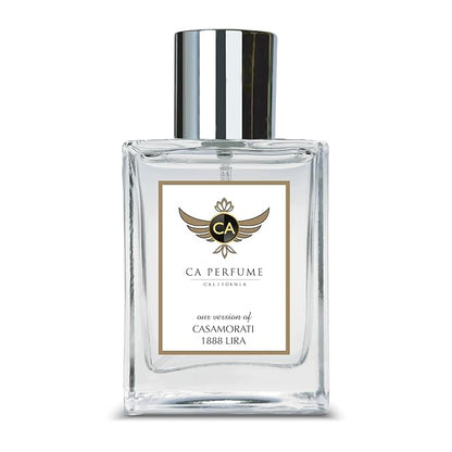 CA Perfume Club Impression of Casamorati 1888 Lira For Women Replica Version Fragrance Dupes Concentrated Long Lasting Eau de Parfum Spray Refillable Atomizer Bottle 1.7 Fl Oz/50ml