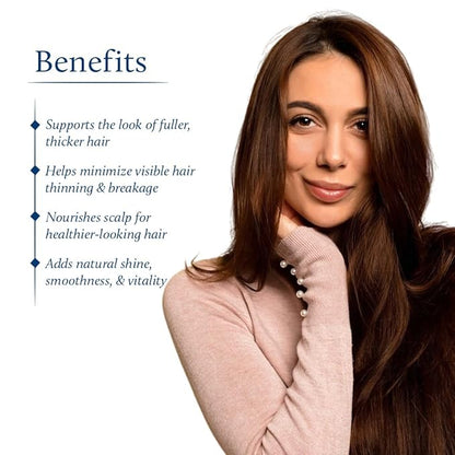 Blue Nectar Hair Growth Serum with Rosemary Oil for Hair Growth | Ayurvedic Hair Tonic Spray (8 Herbs, 3.38 Fl Oz)