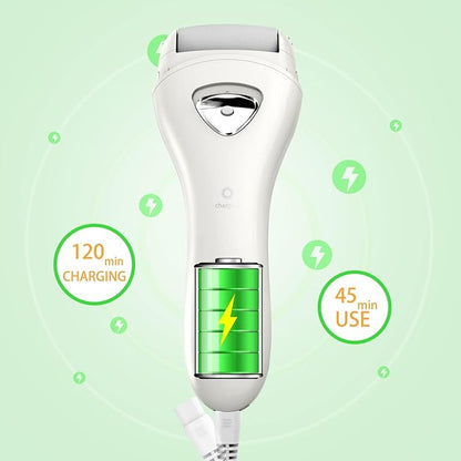 Electric Foot Callus Removers Rechargeable, Portable Electronic Foot File Pedicure Tools, Electric Callus Remover Foot Scrubber Kit, Professional Foot Care Ideal Gift for Dead, Hard Cracked Dry Skin
