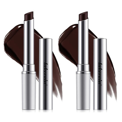 2PCS Honey Lipstick Tinted Lip Balm - Sheer Hydrating Lipstick for All Skin Tones - Moisturizing Lip Color, Nourishing Lip Balm with a Hint of Natural Black Cherry Tint