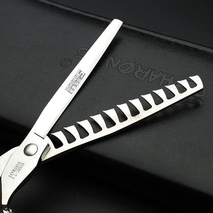 Professional Japanese Hair Scissors - 440C Stainless Steel/Rose Razor Edge (6-Inch, 3-Piece Set) with Gift Scissor Bag