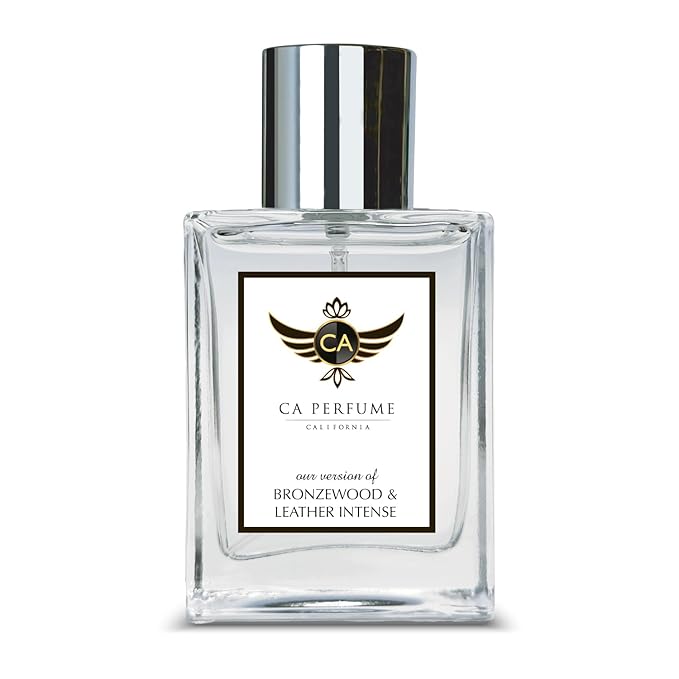 CA Perfume Impression of Bronze Wood & Leather Intense for Women and Men Long Lasting Unisex Fragrance Eau De Parfum 1.7 Fl Oz 50ml