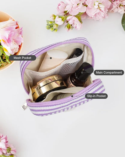 LETGO Graduation Teacher Gifts for Girls Teen Girl - Personalized Monogram Makeup Bag Cosmetic Bag | Makeup Bag for Girls Teen Girl Bridesmaid Friend Sister Wife Girlfriend Daughter Gifts