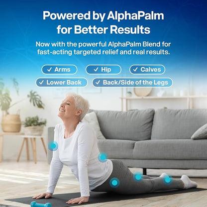SciatiEase Sciatic Nerve Health Support Supplement - Nerve Support Formula with AlphaPalm, Pea, Vitamin B Complex, Alpha Lipoic Acid 300mg - 3 Bottles