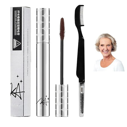 Brown Mascara for Women, Prime Waterproof Volume and Length for Hypoallergenic Máscara with Long Lasting, Hypoallergenic, Lightweight for Sensitive Eyes-02