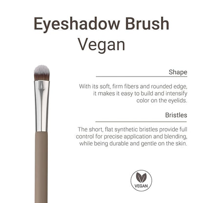 Sandstone Scandinavia Soft Collection Makeup Brush - Professional Premium Eyeshadow brush for applying and blending eyeshadow. Ultra precise soft bristles. Vegan Makeup brush for all skin types