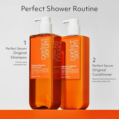 Mise En Scene Perfect Serum Original Shampoo For Damaged Hair - KoreanShampoo with Moroccan Oil, Jojoba Seed, Damage Care MoroccanOil HairProducts | 22.99 Fl Oz