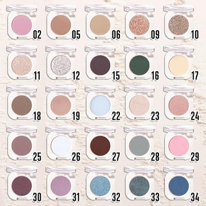 Single Matte Eye Shadow Palette Makeup, Smoky Beige Matte Eyeshadow for Women, Monochrome Eye Shadow Makeup, Pigmented Waterproof Sombras Para Ojos, Vegan, Talc, Paraben & Cruelty Free, 17