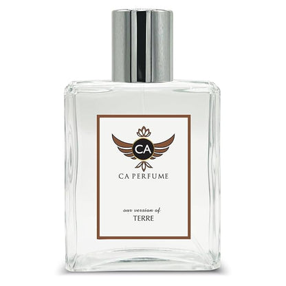 CA Perfume Impression of Hrms Terre For Men Replica Fragrance Dupes Eau de Parfum Spray Bottle 3.4 Fl Oz/100ml-X1