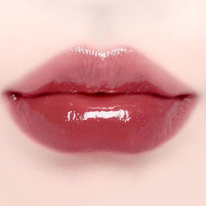 DINTO Blur-Glowy MINI Lip Tint (255 Veni, Vidi, Vici) - Glossy Finish, Hydrating, Long Lasting, Lightweight Texture, Non-Sticky, Vegan & Cruelty-Free, Korean makeup (11 colors)