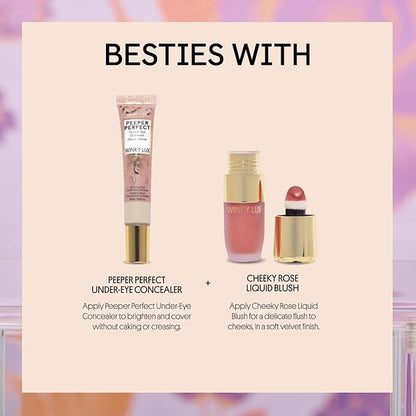 Winky Lux Crave Barely There Sheer Tinted Lip Oil - Hydrating Lip Gloss Tint, Cranberry Red Glossy Lip Balm, Juicy Non Sticky Long Lasting Formula, Infused with Jojoba Oil & Soft Vanilla Scent
