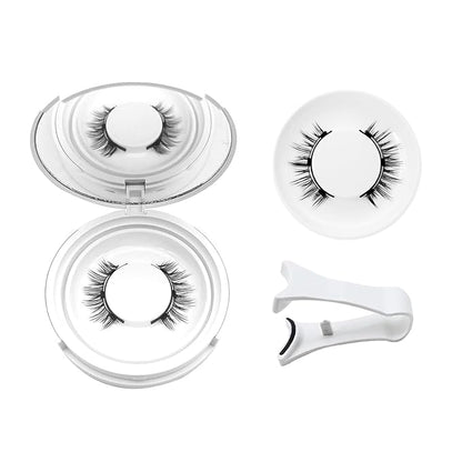 Magnetic Eyelashes with Applicator, Magnetic Eyelashes Natural Look,Reusable Magnet Lashes No Glue Needed Soft Lashes Kit(Natural)