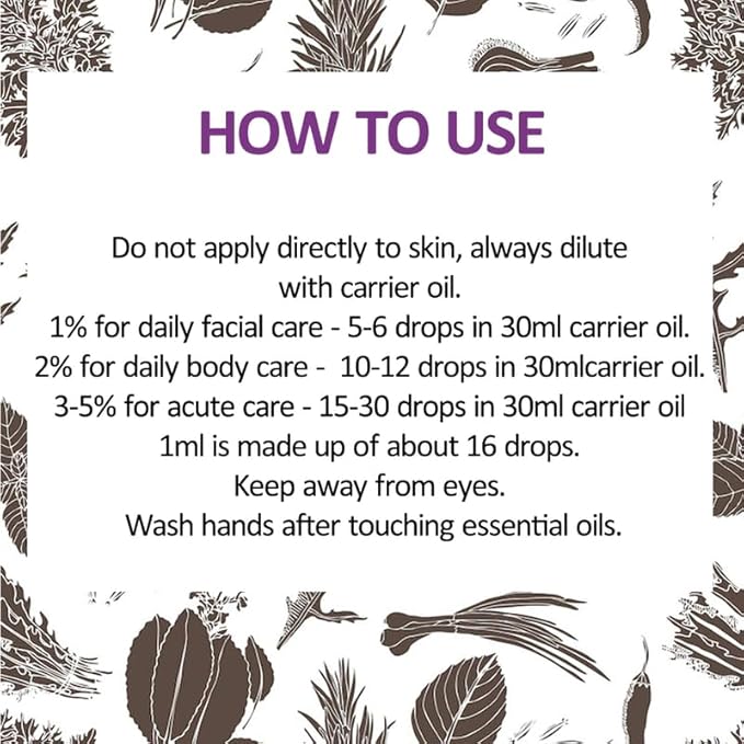 Greenwood Essential Pure Holy Basil Essential Oil (Ocimum Sanctum) with Glass Dropper Steam Distilled 15ml (0.50 oz)