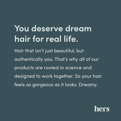 hers Hair Regrowth Treatment - Topical Minoxidil 5% Foam for Women - Extra Strength - Supports Thicker, Fuller Hair - Non-Greasy - Unscented, 2 Pack