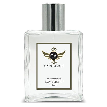 CA Perfume Impression of Some Like It Hot for Women and Men Eau De Parfum Floral Fruity Scent Long Lasting Unisex Fragrance Signature Scent for Day and Night Wear 3.4 Fl Oz 100ml