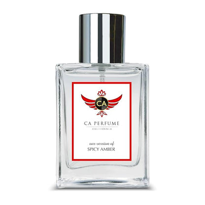 CA Perfume Originals Spicy Amber for Women and Men Long Lasting Unisex Fragrance Eau De Parfum 1.7 Fl Oz 50ml