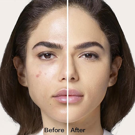 CARSLAN Lasting Cover Foundation, 24H Longlasting Full Coverage Matte Finish Face Makeup, Poreless, Lightweight, Waterproof, Oil Free Liquid Foundation, P02