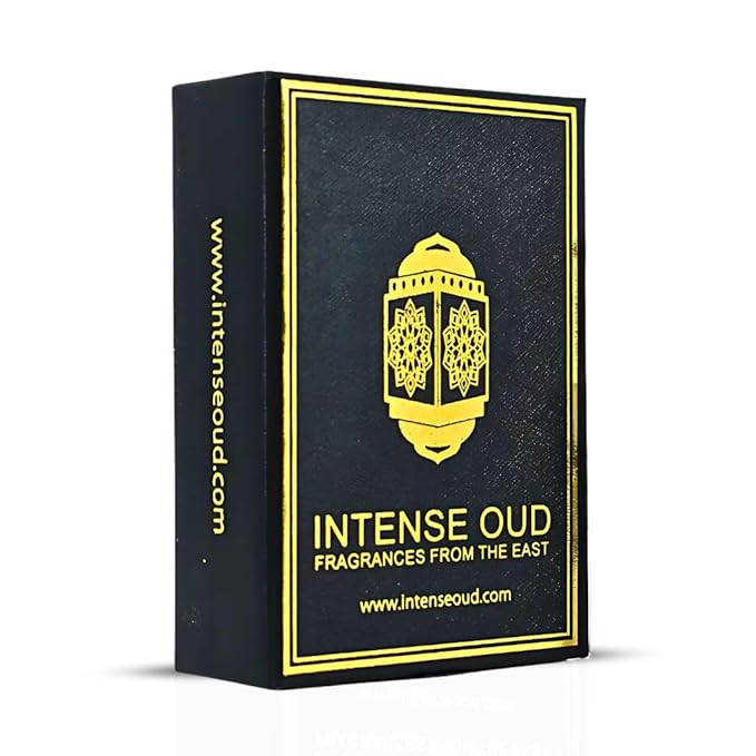 INTENSE OUD Musc Mutasalik Arabian Perfume Oil for Men & Women, Long Lasting Alcohol-Free Concentrated Fragrance,12ml (0.40 oz) in Black Gift Box, White Musk & Rose Notes.
