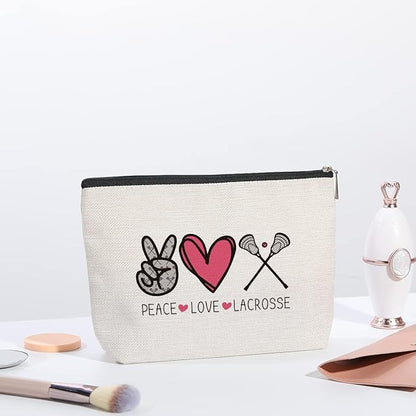 KDXPBZ Lacrosse Gifts: Funny Gifts for Her, Him, Moms, Players - Makeup Bag & More