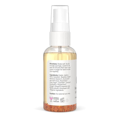 Isabella's Clearly GAIN, Hair Thickening Serum for Men and Women | Natural Herbal Scalp Oil with Castor, Jojoba, Clary Sage, Rosemary, Nettle Extract for Hair Loss, Thinning Hair | Made in USA