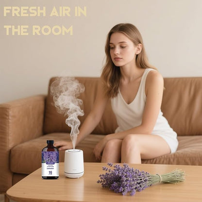 Lavender Essential Oil-Lavender Fragrance Oil 16.33oz (490ml)-100% Pure Natural Scent for Diffusers, Candles, Soap Making & Aromatherapy-Relaxing Home & Gift Essential Oil for Bath, Massage