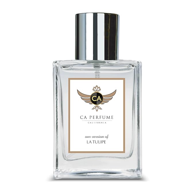 CA Perfume Club Impression of La Tulipe For Women Replica Version Fragrance Dupes Concentrated Long Lasting Eau de Parfum Spray Refillable Atomizer Bottle 1.7 Fl Oz/50ml