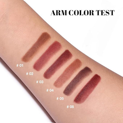 3Pcs Lip Liner and Lipstick Combo Sets, Gradient Matte lip bar matte lipstick And Lip Liner Set, Contour Gradual Ombre Effect Lip Pencil For Old Women, Long Lasting Waterproof Smudge Proof Lipstick