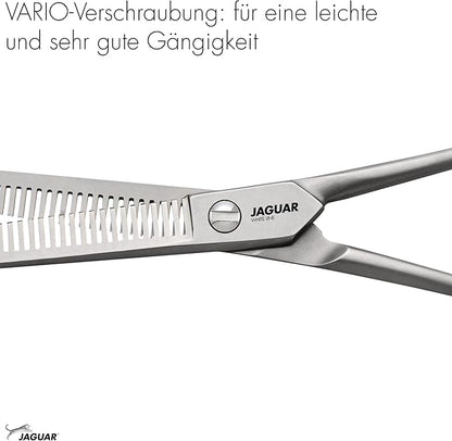 Jaguar Satin 30/30 Thinning and Texturizing Scissors, Right Handed Haircutting Shears, 6.0 Inch